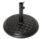 Bază rotundă pentru umbrelă, beton, 45 cm, negru decorativ