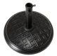 Bază rotundă pentru umbrelă, beton, 45 cm, negru decorativ