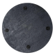 Bază rotundă pentru umbrelă, beton, 45 cm, negru decorativ