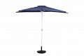 Umbrelă semicirculară de grădină ,incl. accesorii - albastru