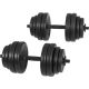 Gyronetics set de gantere cu o mână, plastic, 30 kg, 25 mm