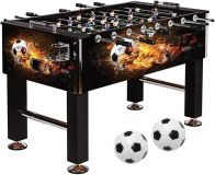 Masa de fotbal Fireball profesională, design modern, 140x73x