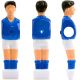 Set 22 figurine de fotbal alb-albastru 2,5 x 10,5 x 2 cm