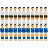 Set 22 figurine de fotbal alb-albastru 2,5 x 10,5 x 2 cm