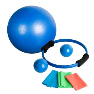 Set de yoga din 7 piese MOVIT - mingi,cerc de gimnastică