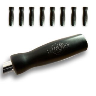 Mâner PVC pentru masă de fotbal, negru 8 piese