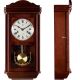 Ceas cu pendul de perete din mahon THESEUS - 60 cm
