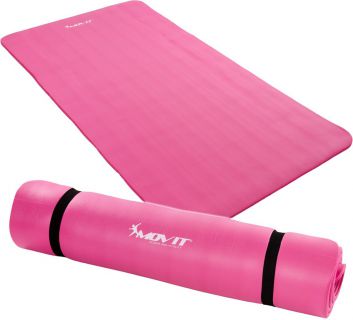 Covor de yoga MOVIT , 190 x 100 x 1,5 cm roz