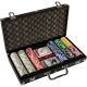 GamesPlanet® Poker Set Black Edition, 300 jetoane 1 - 1000