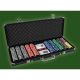 GamesPlanet® Poker Set Black Edition, 500 de jetoane