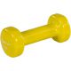 Set de gantere din vinil MOVIT - 2 x 1 kg , galben