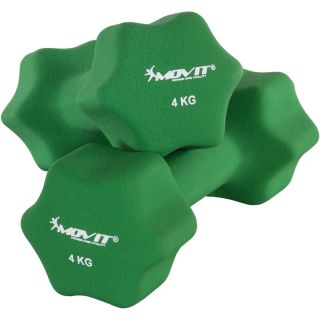 Set de 2 gantere cu husa din neopren 4 kg MOVIT