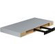Raft de perete stilist Volato, 70 cm, argintiu
