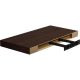 Raft de perete STILISTA VOLATO-lemn de culoare închisă 70 cm