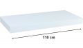 Stilista Raft de perete Volato, 110 cm, alb