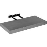 Raft de perete Stilist Volato, 110 cm, argintiu