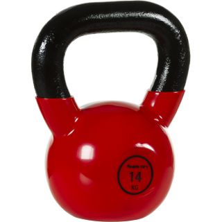 Kettlebell barbell cu husă de vinil MOVIT - 14 kg
