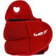 Greutăți fitness neopren MOVIT 1,0 kg, roșu