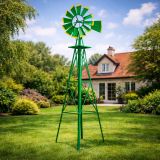 Moară de vânt în stil USA - verde 245 cm