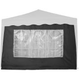 Perete lateral de rezervă pentru cort cu fereastră- antracit