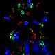 Iluminat LED de Crăciun-20m,200 LED-uri colorat, cablu verde