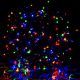 Iluminat LED de Crăciun-20m,200 LED-uri colorat, cablu verde