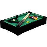 Mini biliard cu accesorii 51 x 31 x 10 cm - negru