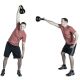 Kettlebell barbell 12 kg MOVIT