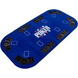 Blat Poker pliabil - albastru