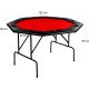 Masă de poker - roșie