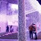 Perdea luminoasă de Crăciun - 3x6 m,600 LED, alb rece