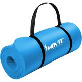 Covor gimnastic de yoga  MOVIT - 183 x 60 x 1 cm, albastru