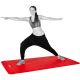 Covor de gimnastică pentru yoga - 183 x 60 x 1 cm, roșu