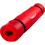 Covor de gimnastică pentru yoga - 183 x 60 x 1 cm, roșu