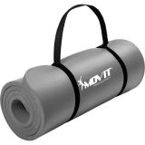 Covor gimnastic de yoga MOVIT - 183 x 60 x 1 cm, gri