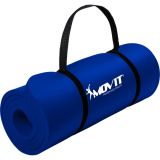 Covor de yoga gimnastic MOVIT - 183x60x1 cm, albastru