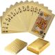 Cărți de poker de plastic - aur