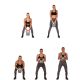 Kettlebell barbell , neopren - 18 kg