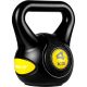 MOVIT Kettlebell - 4 kg, negru/galben