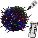 VOLTRONIC Lanț de Crăciun - 60 m, 600 LED, colorat,controler