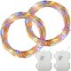 Set 2 bucăți de fire luminoase - 100 LED colorate,pe baterii