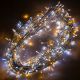 Perdea luminoasă de Crăciun - 3 x 6m, alb cald / rece