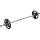 Bară fitness cromată MOVIT® 160cm, prindere sigură, 150kg