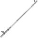 Bară fitness cromată MOVIT® 160cm, prindere sigură, 150kg