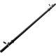 Bară fitness 160 cm, oțel, prindere striată, negru, 30 mm