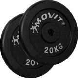 Set de greutăți MOVIT 2 x 20 kg, fontă