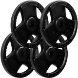 Set de greutăți MOVIT cu mâner de cauciuc 4 x 5 kg, fontă