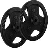 Set de greutăți MOVIT gantere cu mâner - 15 kg, fontă