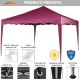 Cort de petrecere în grădină INSTENT BASIC - 3x3 m, visiniu