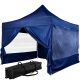 Cort de petrecere INSTENT Garden - 3x3 m,albastru + 4 laturi